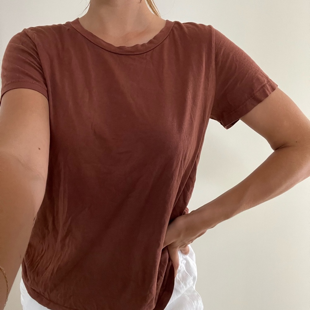 Softest Mate the Label Brown T-Shirt